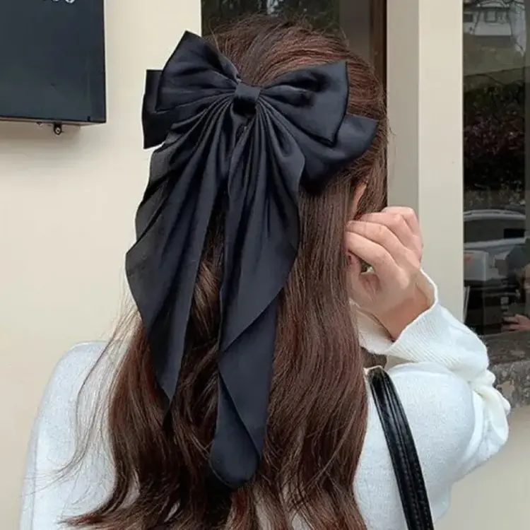 1pc Big Bow Clip for Women and Girls in Multi Colors