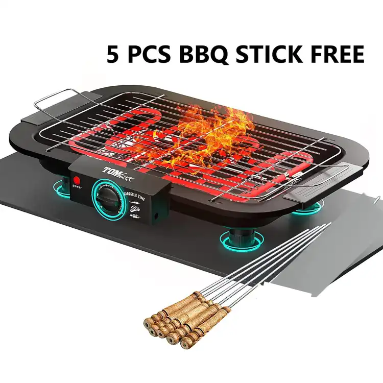Electric BBQ Grill 2000 W Multi function Power with Free BBQ Stick