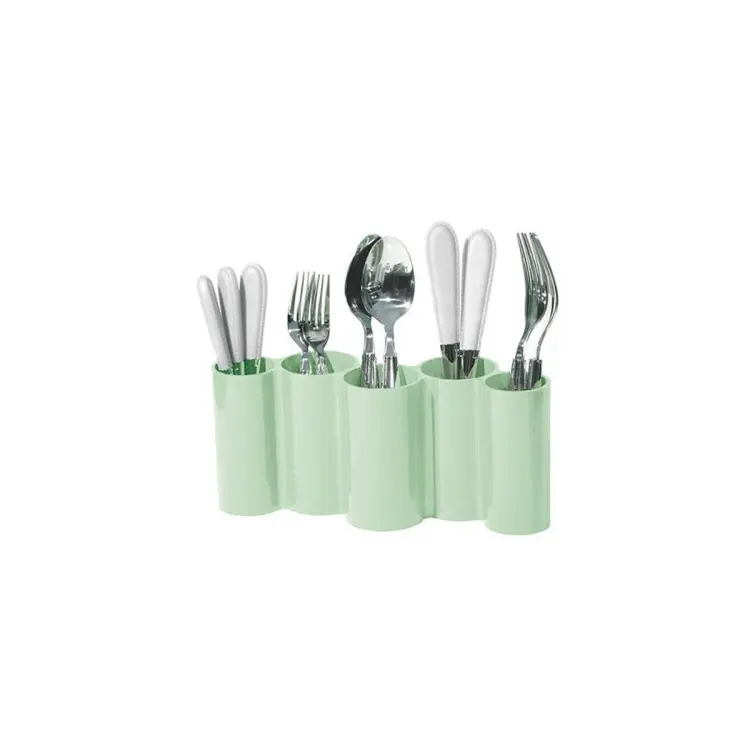 Plastic Spoon Rest Fork Stand Knife Box For Kitchen